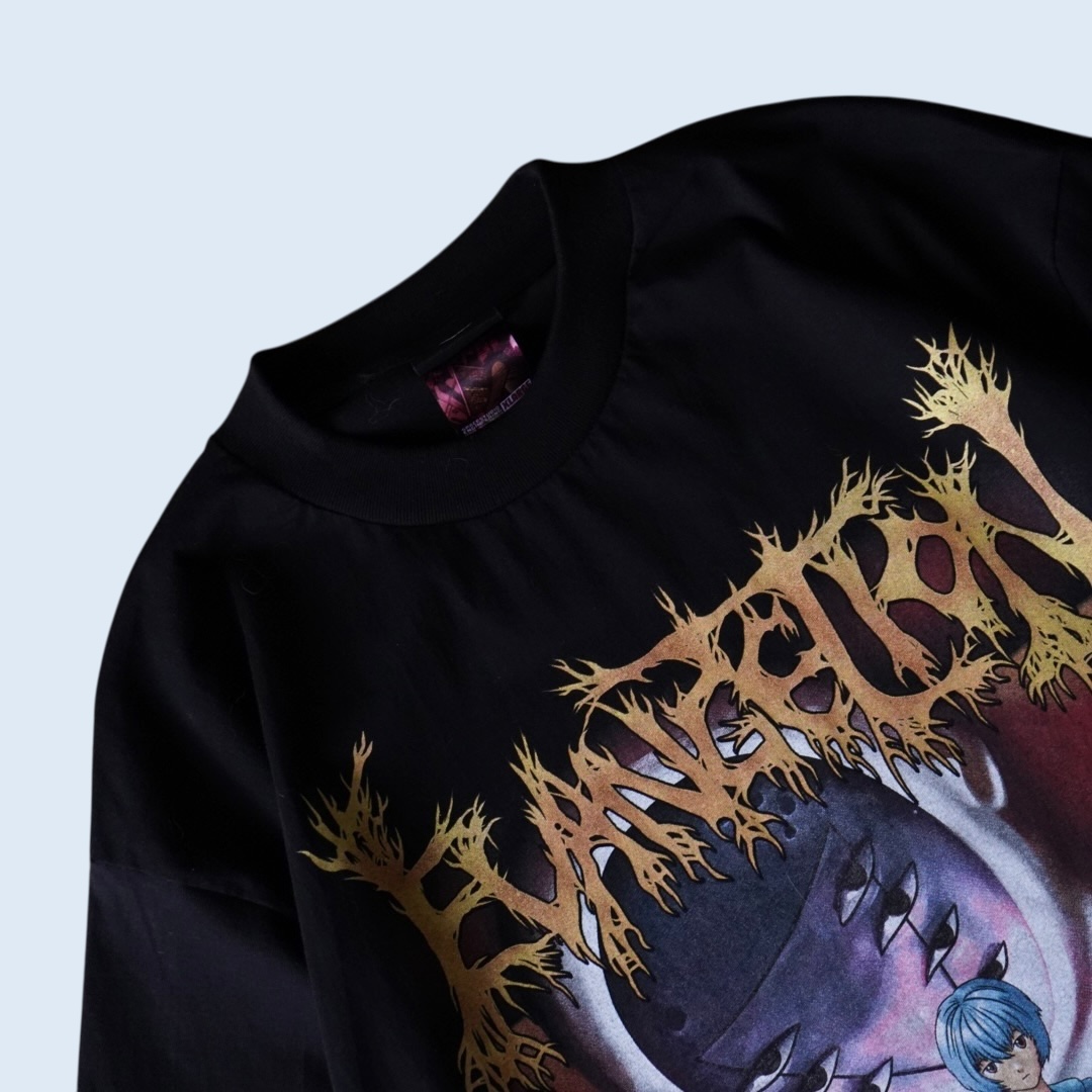 "綾波×リリスサードインパクト / エヴァンゲリオン" double side print tee