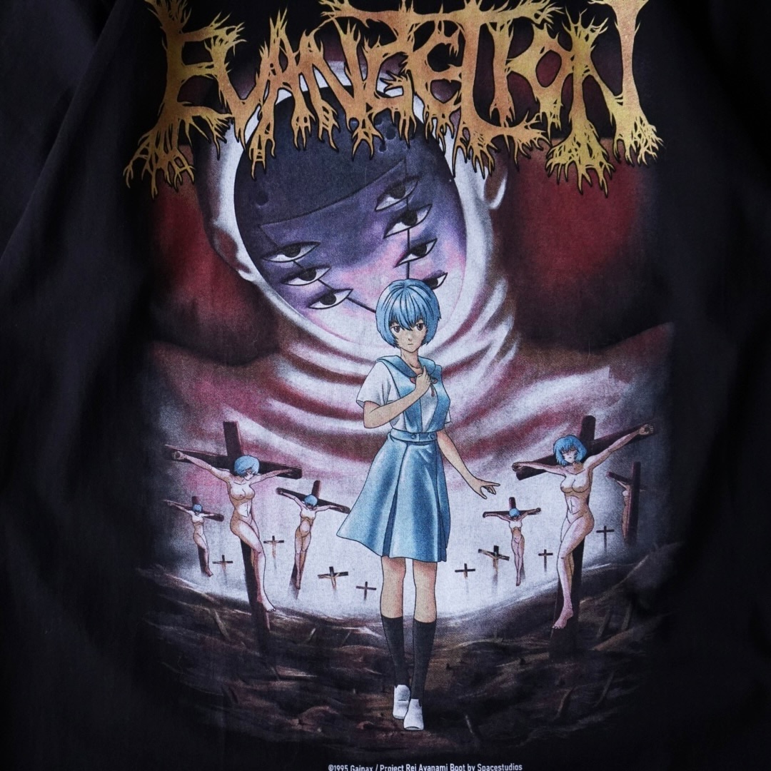 "綾波×リリスサードインパクト / エヴァンゲリオン" double side print tee