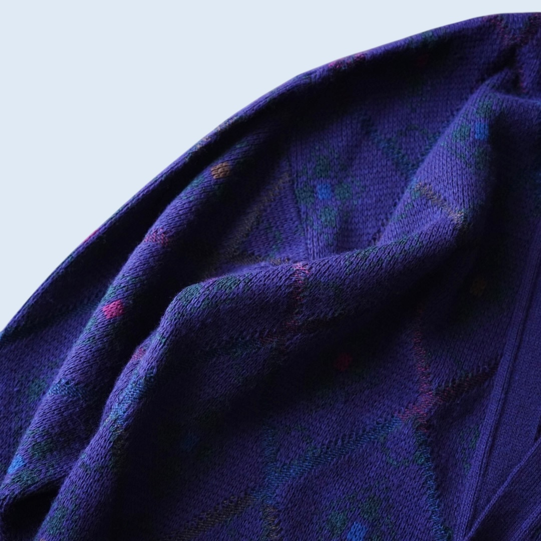 rare purple color short length cardigan