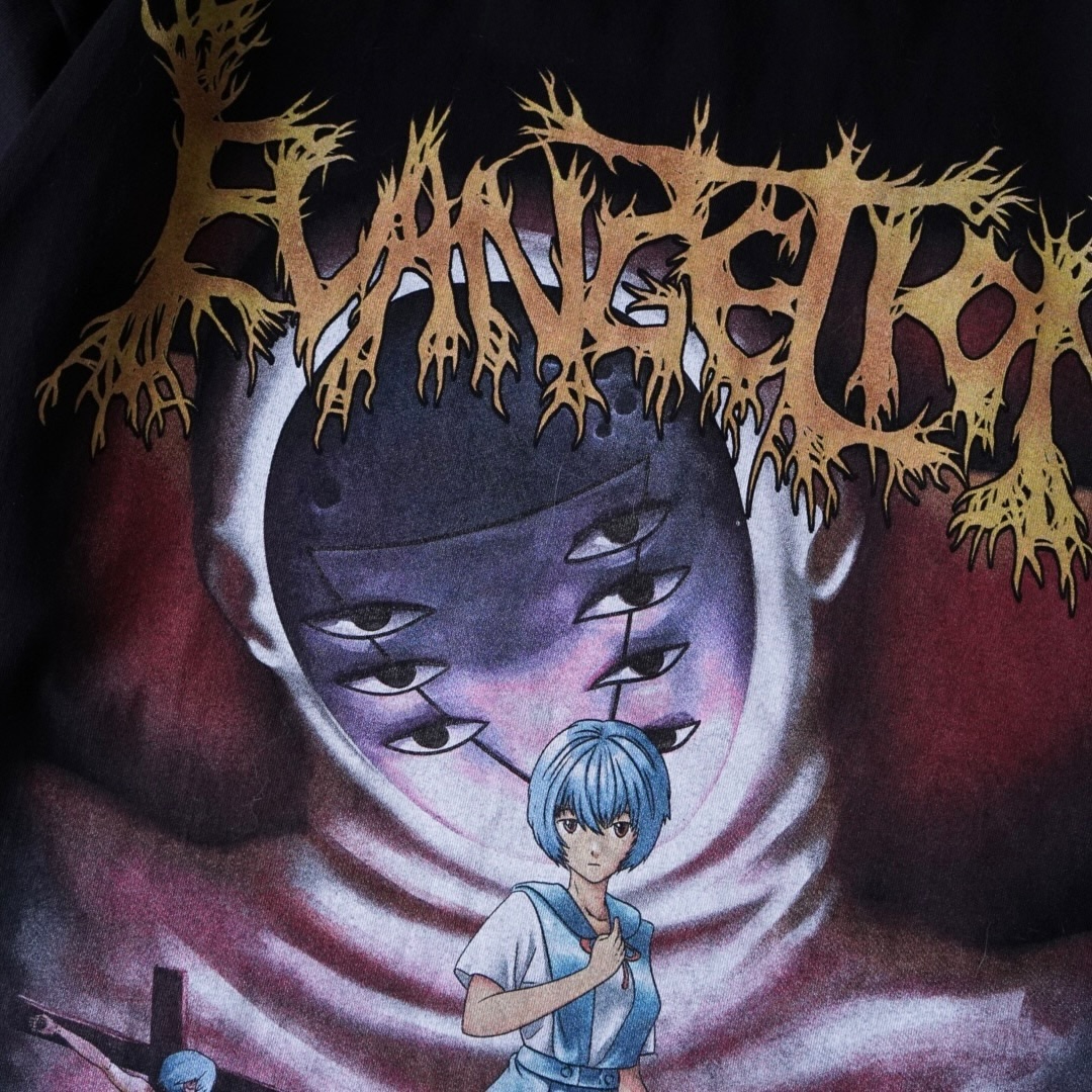 "綾波×リリスサードインパクト / エヴァンゲリオン" double side print tee