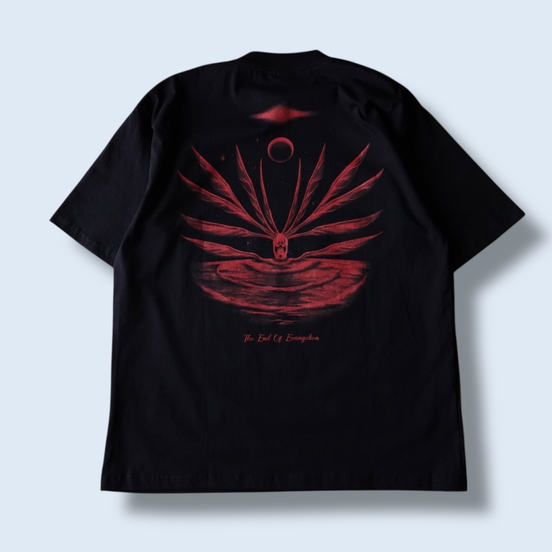 "綾波×リリスサードインパクト / エヴァンゲリオン" double side print tee