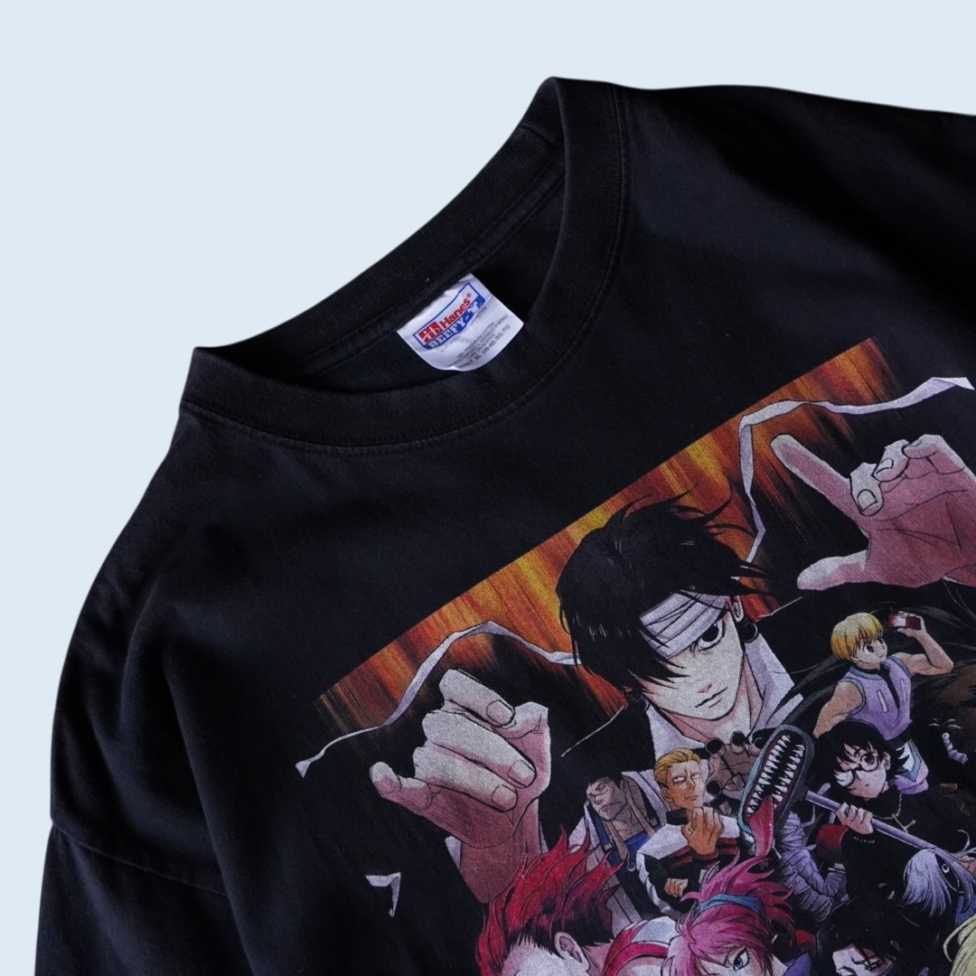 "幻影旅団×クラピカリャンメン / HUNTER×HUNTER" double side print tee