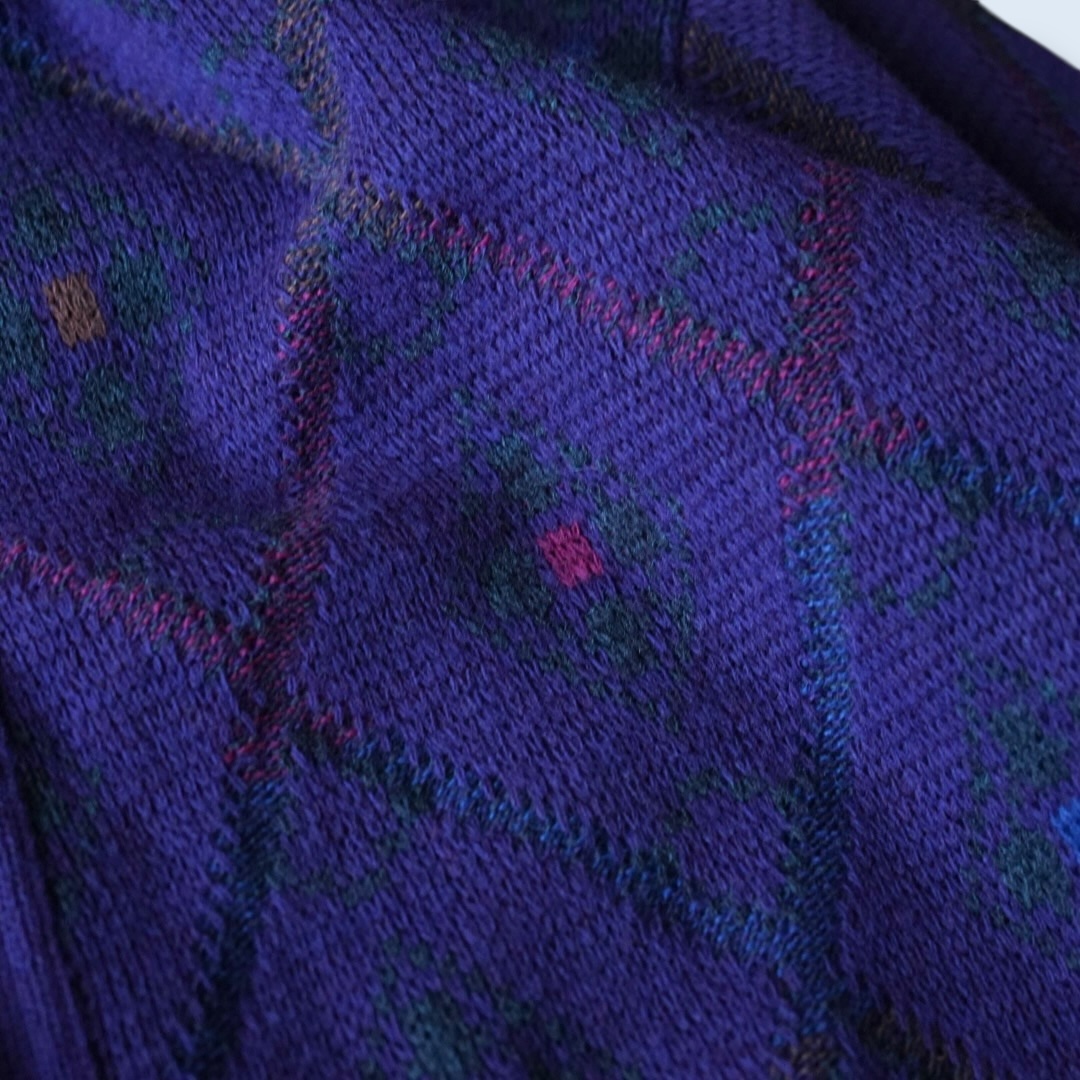 rare purple color short length cardigan