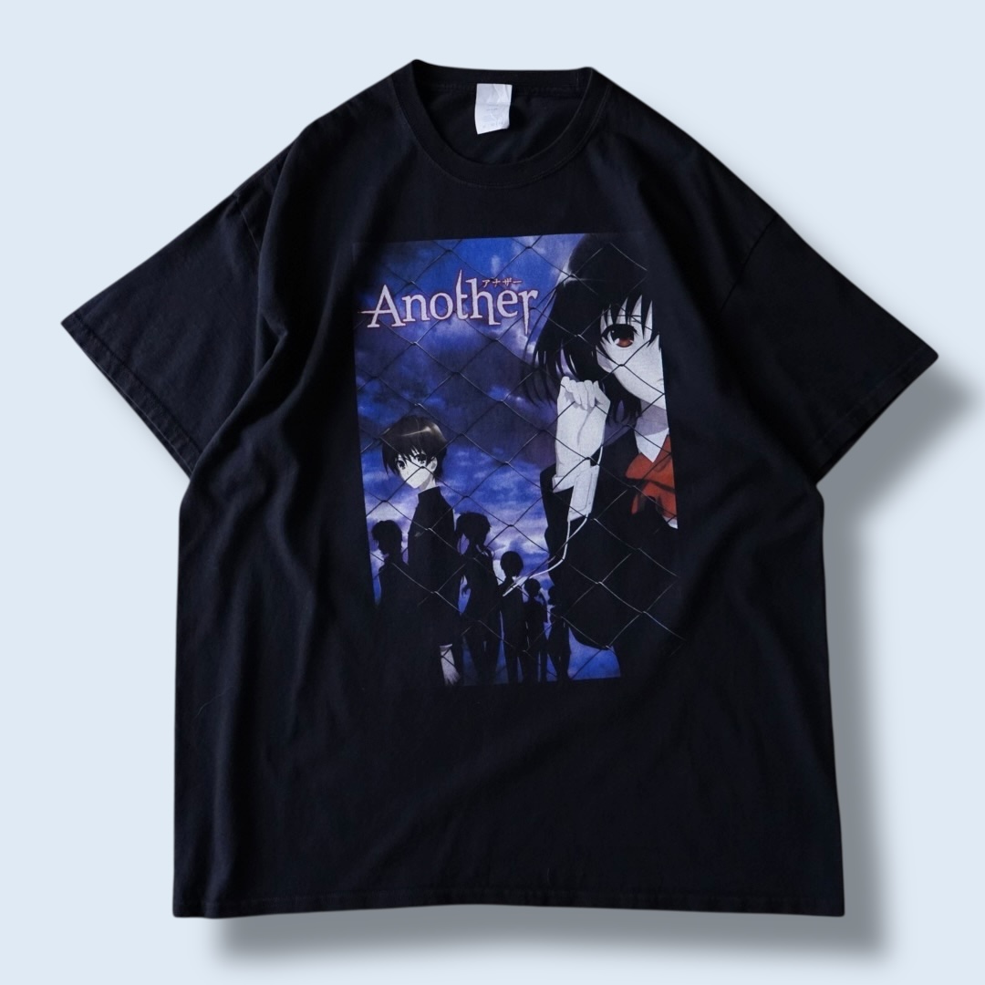 "鳴と恒一 / Another" print tee