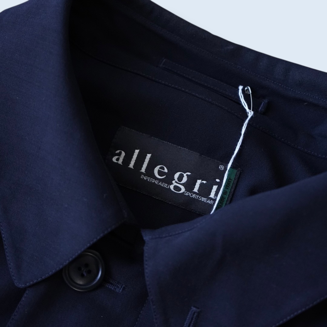 high neck minimal design long coat