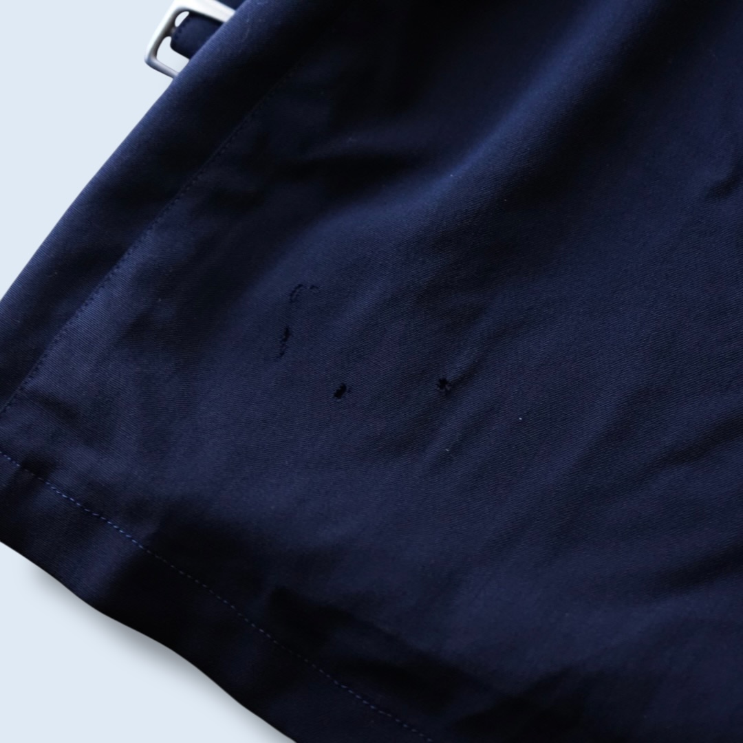 high neck minimal design long coat