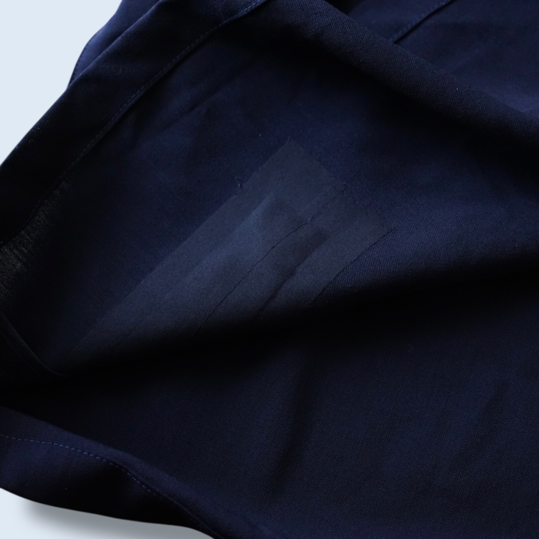 high neck minimal design long coat