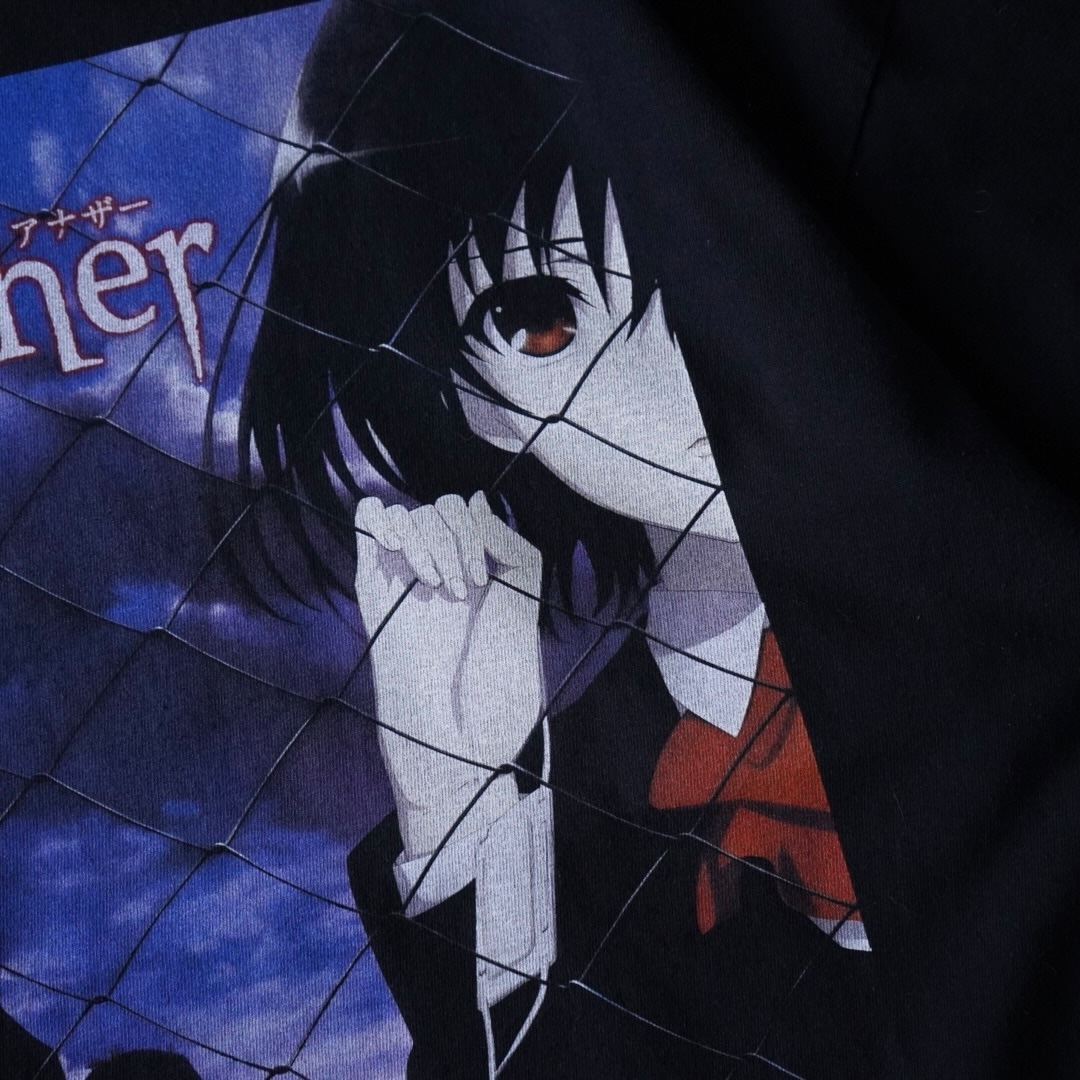 "鳴と恒一 / Another" print tee