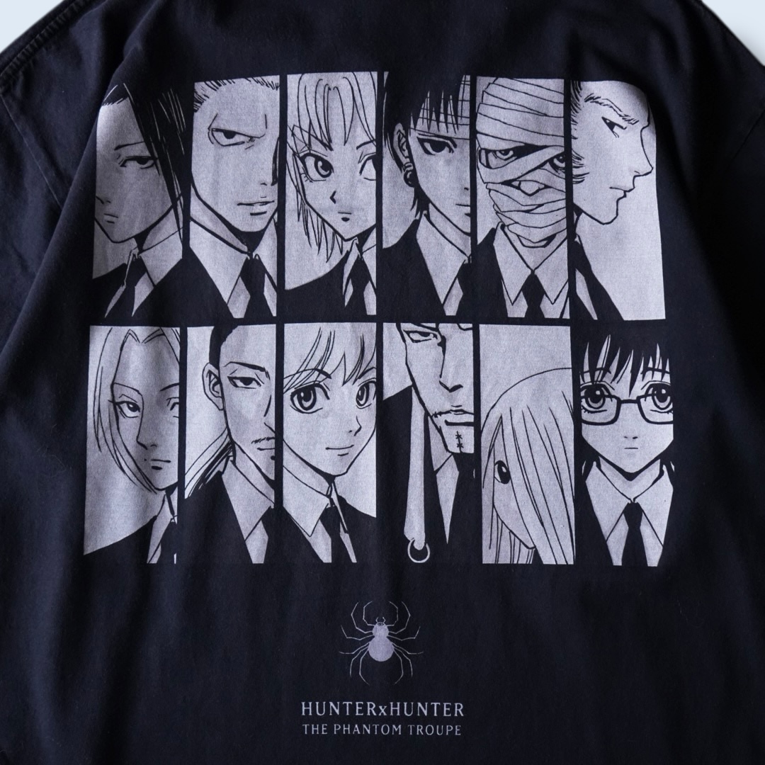 "幻影旅団×クラピカリャンメン / HUNTER×HUNTER" double side print tee