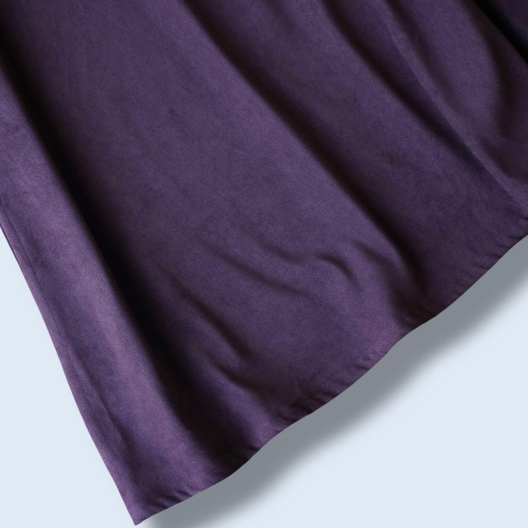 burgundy fake suede super wide hakama pants