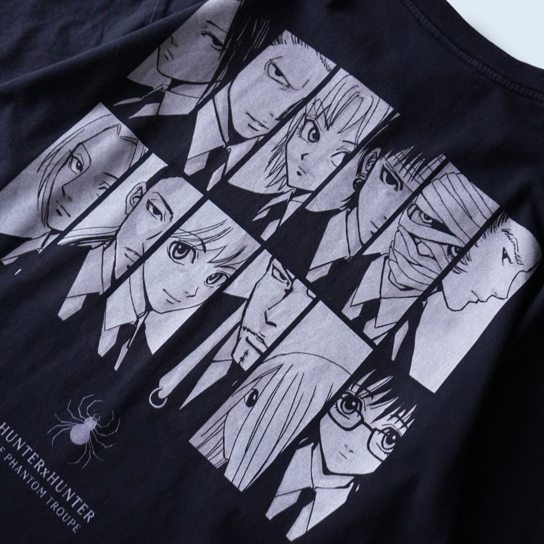 "幻影旅団×クラピカリャンメン / HUNTER×HUNTER" double side print tee