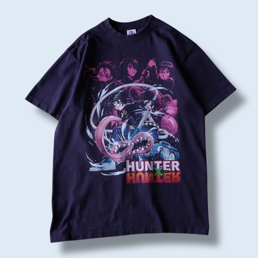 "シズクとデメちゃん×躍動感 / HUNTER×HUNTER" print tee