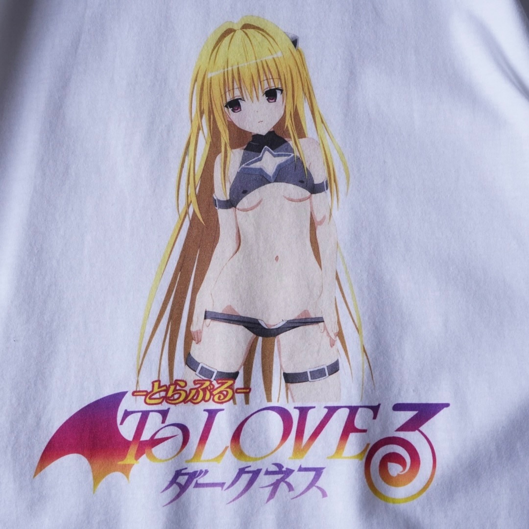 "微エロヤミちゃんのピン / ToLOVEる" print tee