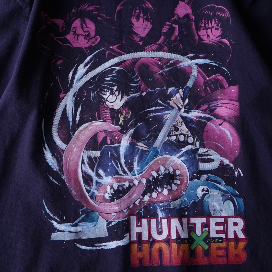 "シズクとデメちゃん×躍動感 / HUNTER×HUNTER" print tee