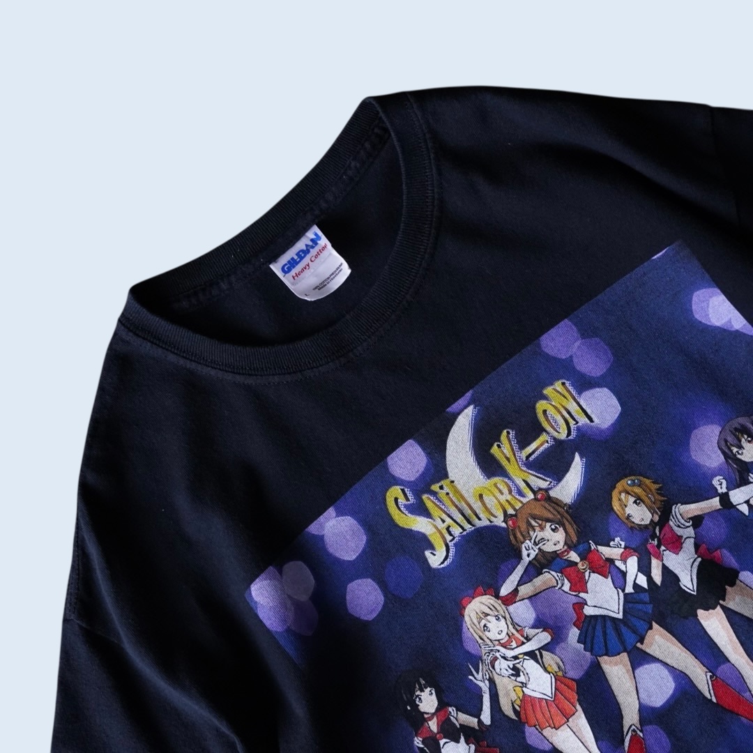 "セーラーけいおん! / けいおん×セーラームーン" print tee