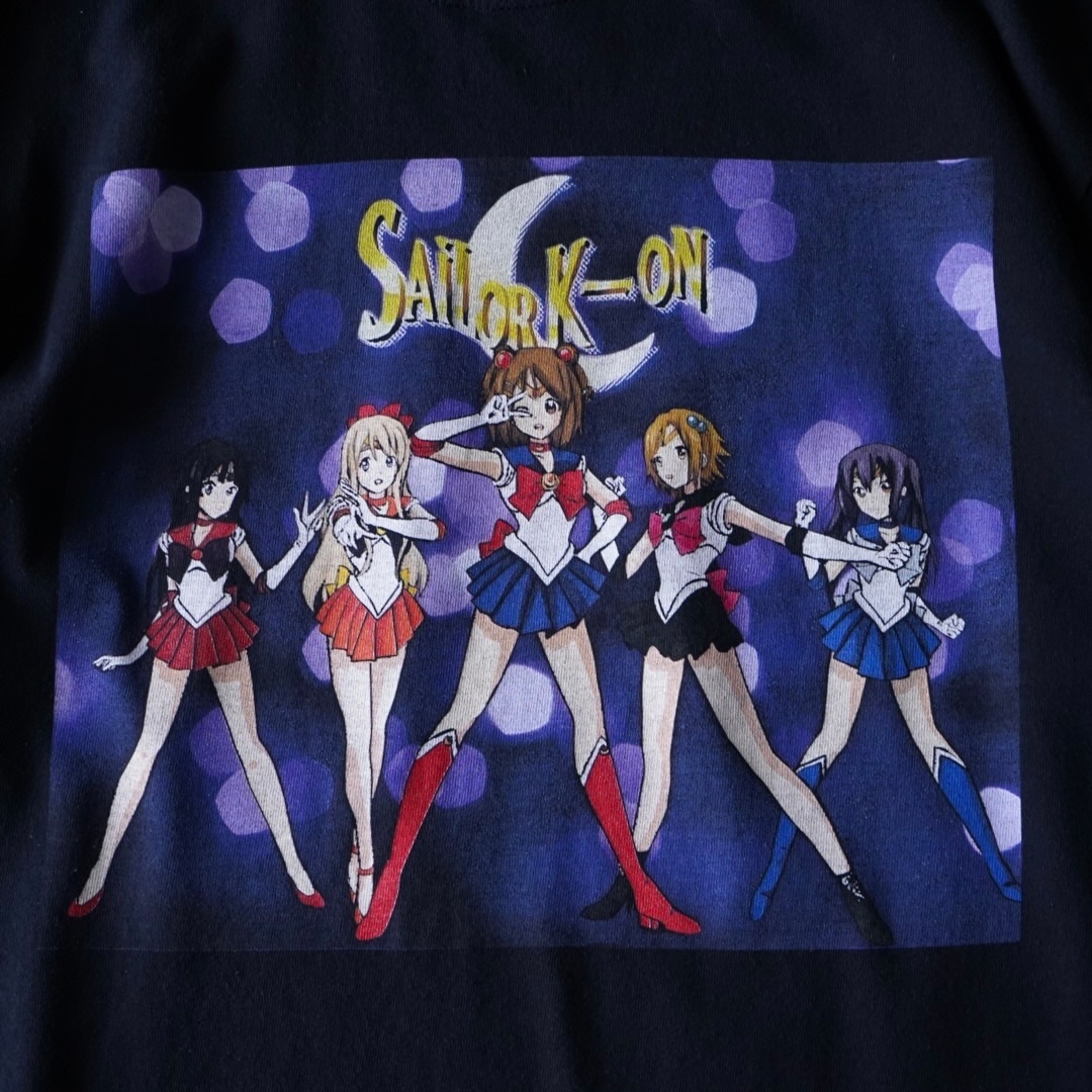 "セーラーけいおん! / けいおん×セーラームーン" print tee