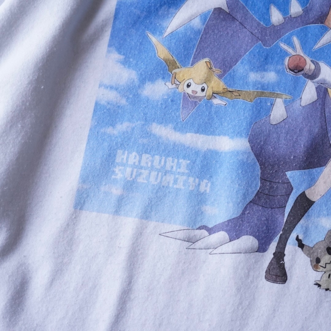 "強ポケ使いハルヒ / ハルヒ×ポケモン" print tee