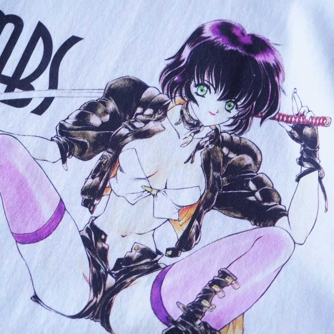 “年代感ピンナップガール / うたたねひろゆき” double side print tee