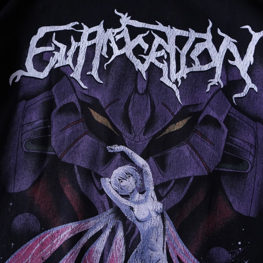 "レイ×初号機×リリスと名場面 / エヴァンゲリオン" double side print tee