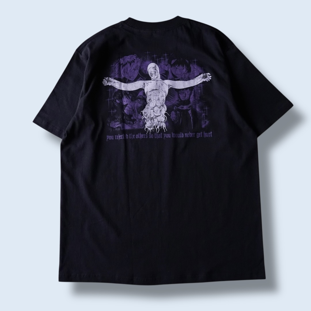 "レイ×初号機×リリスと名場面 / エヴァンゲリオン" double side print tee