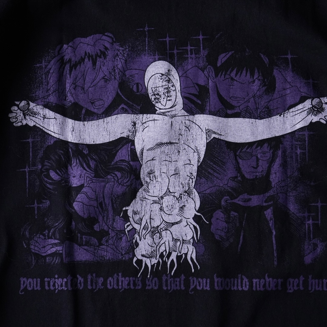 "レイ×初号機×リリスと名場面 / エヴァンゲリオン" double side print tee