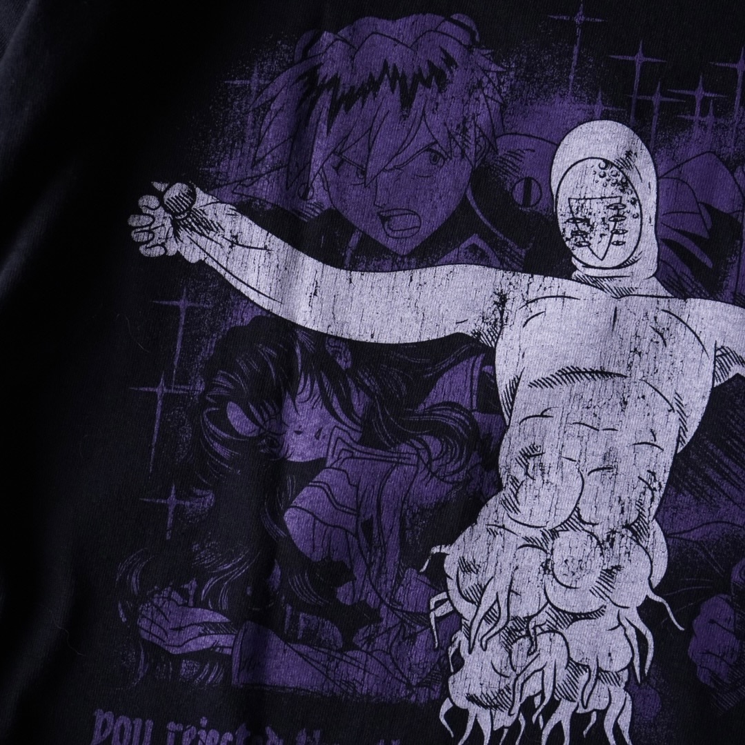 "レイ×初号機×リリスと名場面 / エヴァンゲリオン" double side print tee