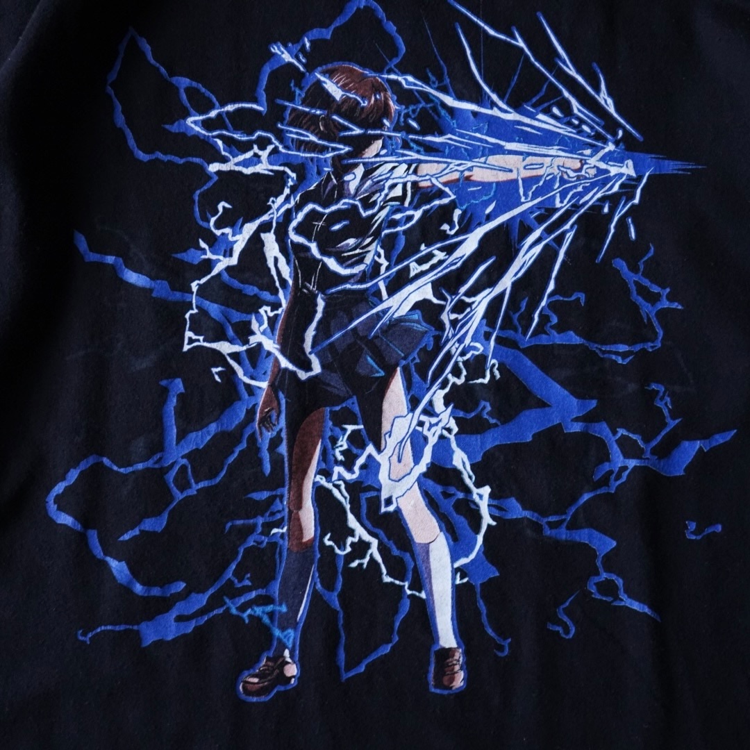 "御坂美琴ビリビリブート / とある科学の超電磁砲" print tee