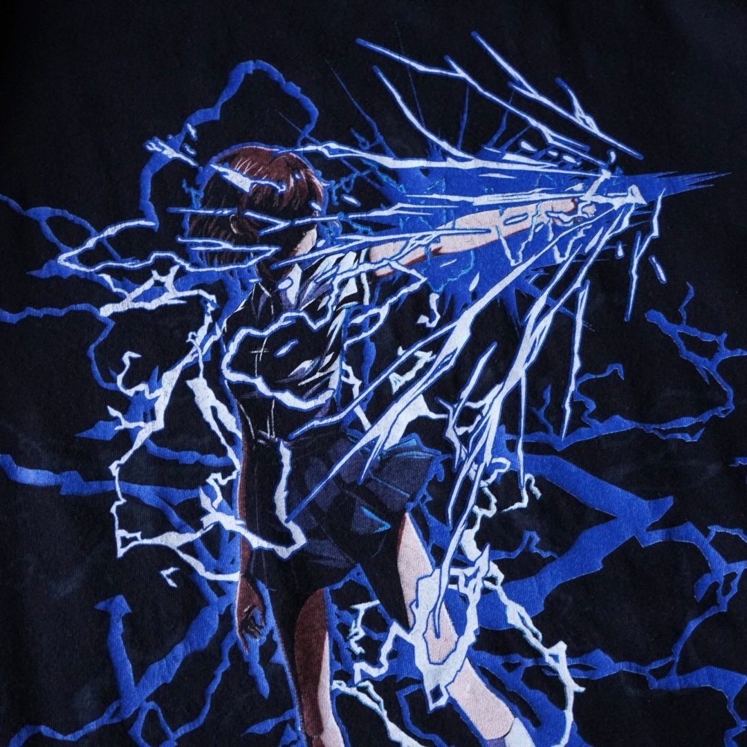 "御坂美琴ビリビリブート / とある科学の超電磁砲" print tee