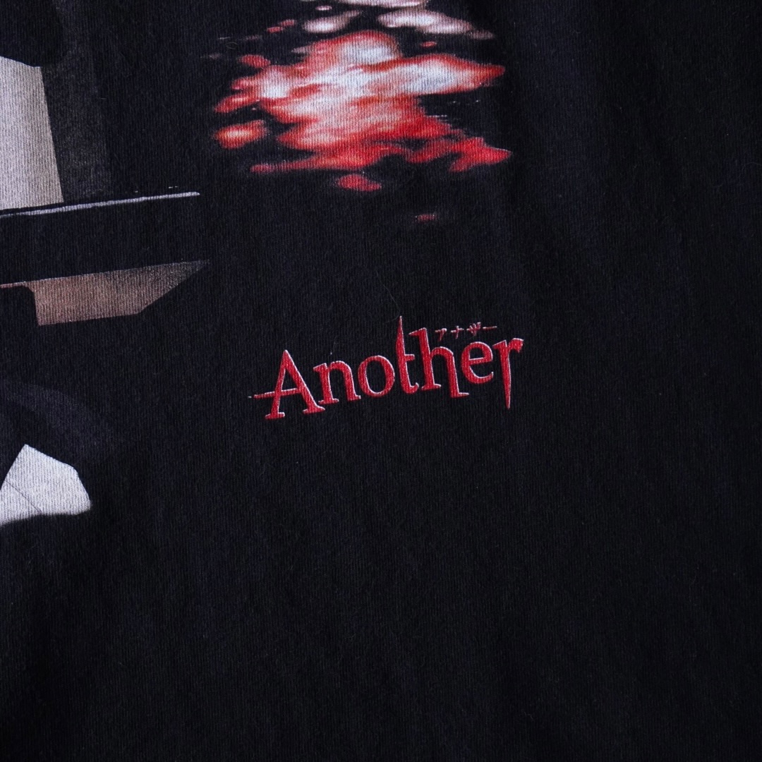 "黄昏の鳴のピン / Another" print tee