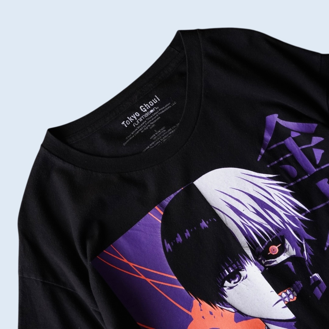 "黒白カネキ好配色 / 東京喰種" official print tee