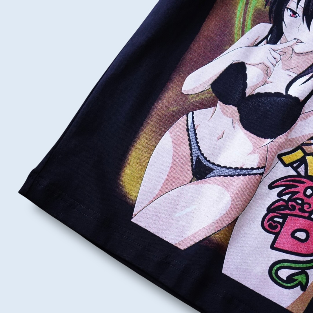 “リャンメンデカプリモザイク必須 / ハイスクールD×D” double side print tee