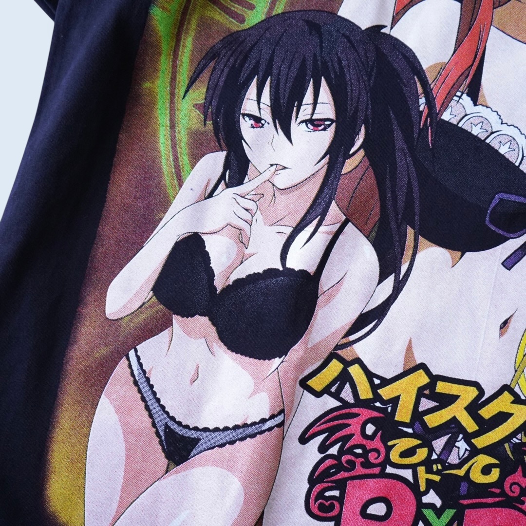 “リャンメンデカプリモザイク必須 / ハイスクールD×D” double side print tee