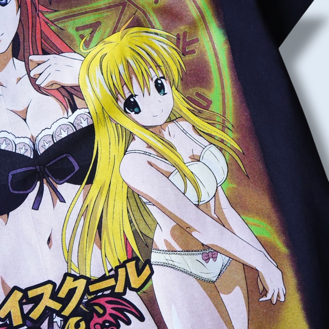 “リャンメンデカプリモザイク必須 / ハイスクールD×D” double side print tee