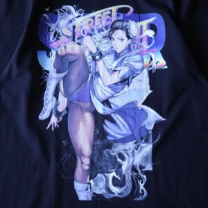 “変わり種春麗のピン / ストリートファイター” print tee