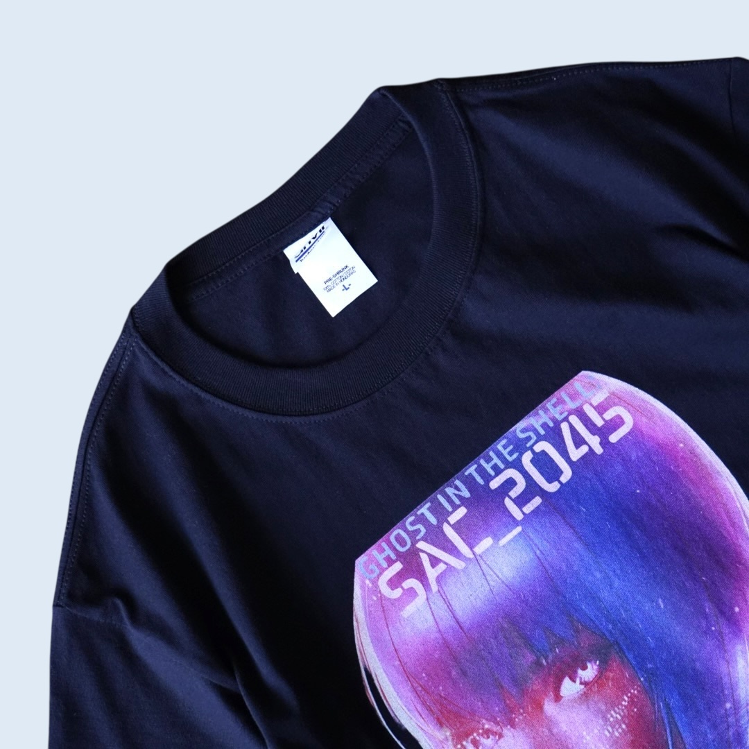 “未来版草薙素子ピン / 攻殻機動隊SAC_2045” print tee