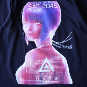 “未来版草薙素子ピン / 攻殻機動隊SAC_2045” print tee