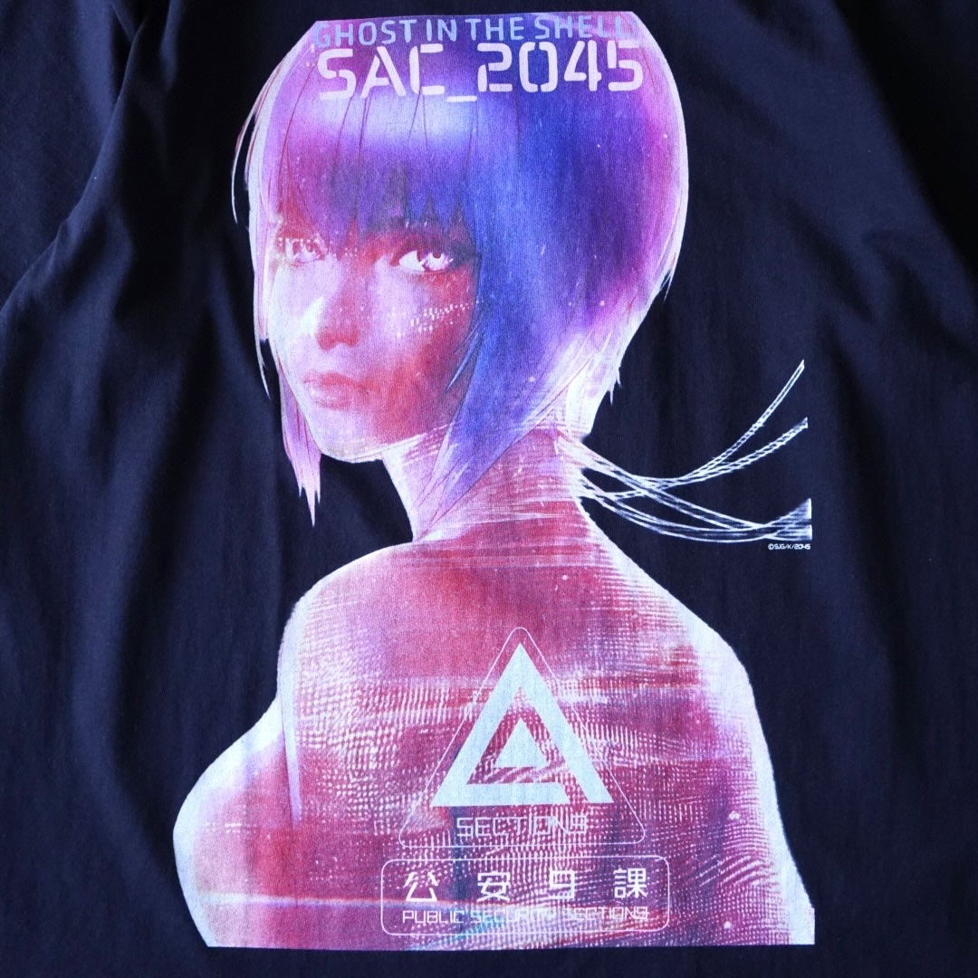 “未来版草薙素子ピン / 攻殻機動隊SAC_2045” print tee