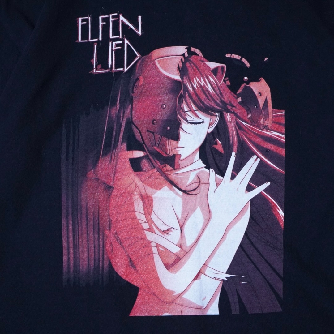 “ルーシーキービジュアル / エルフェンリート” print tee