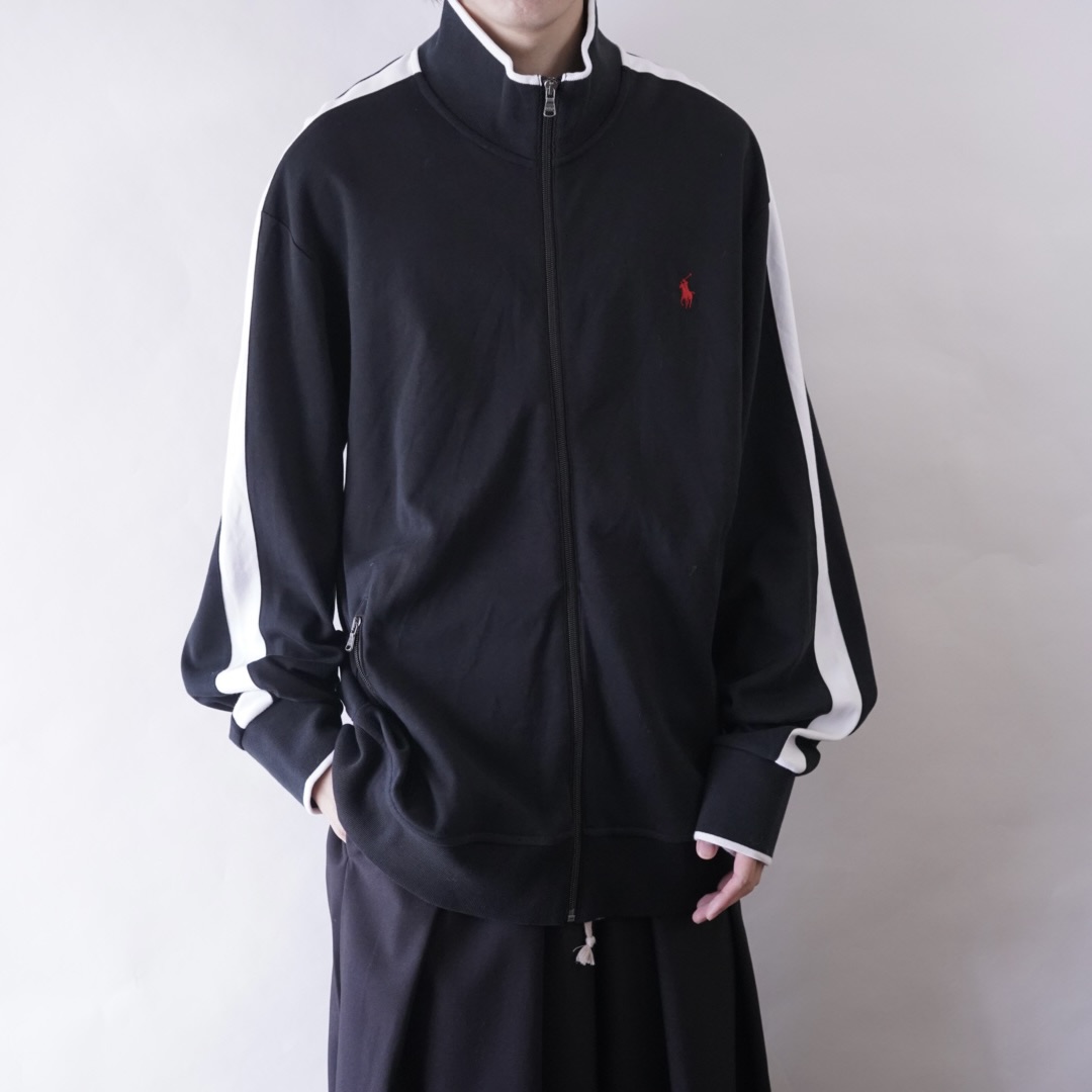 【RalphLauren】DEAD STOCK monotone sweat track jacket