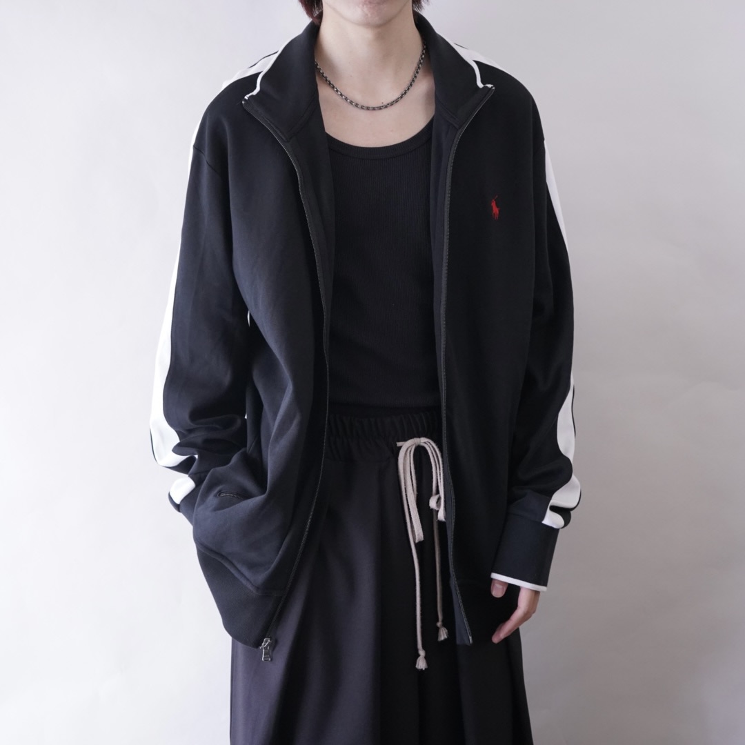 【RalphLauren】DEAD STOCK monotone sweat track jacket