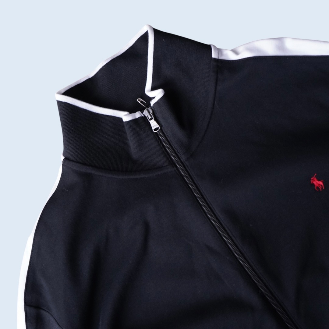 【RalphLauren】DEAD STOCK monotone sweat track jacket