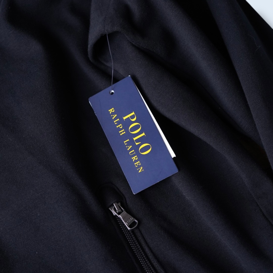 【RalphLauren】DEAD STOCK monotone sweat track jacket