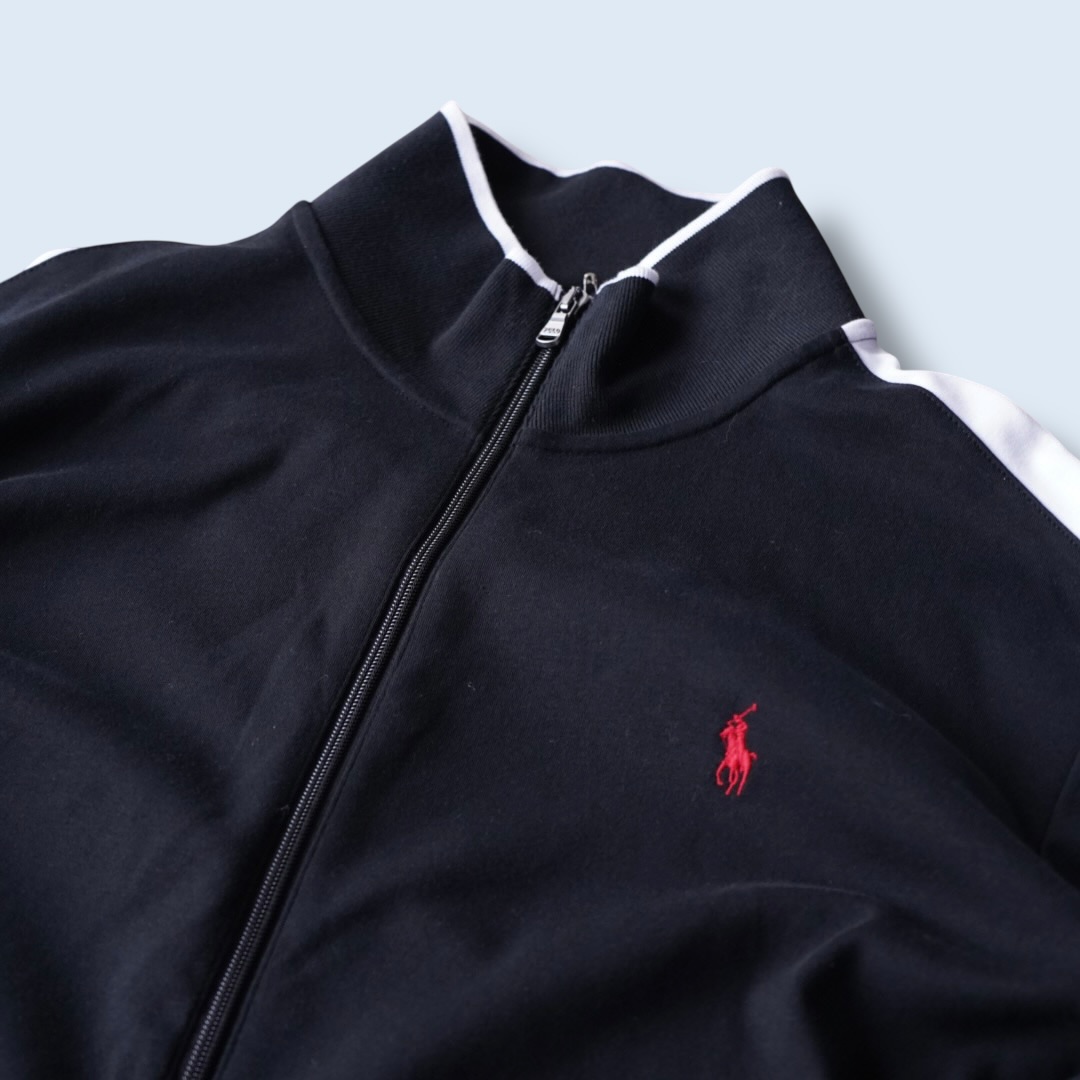 【RalphLauren】DEAD STOCK monotone sweat track jacket
