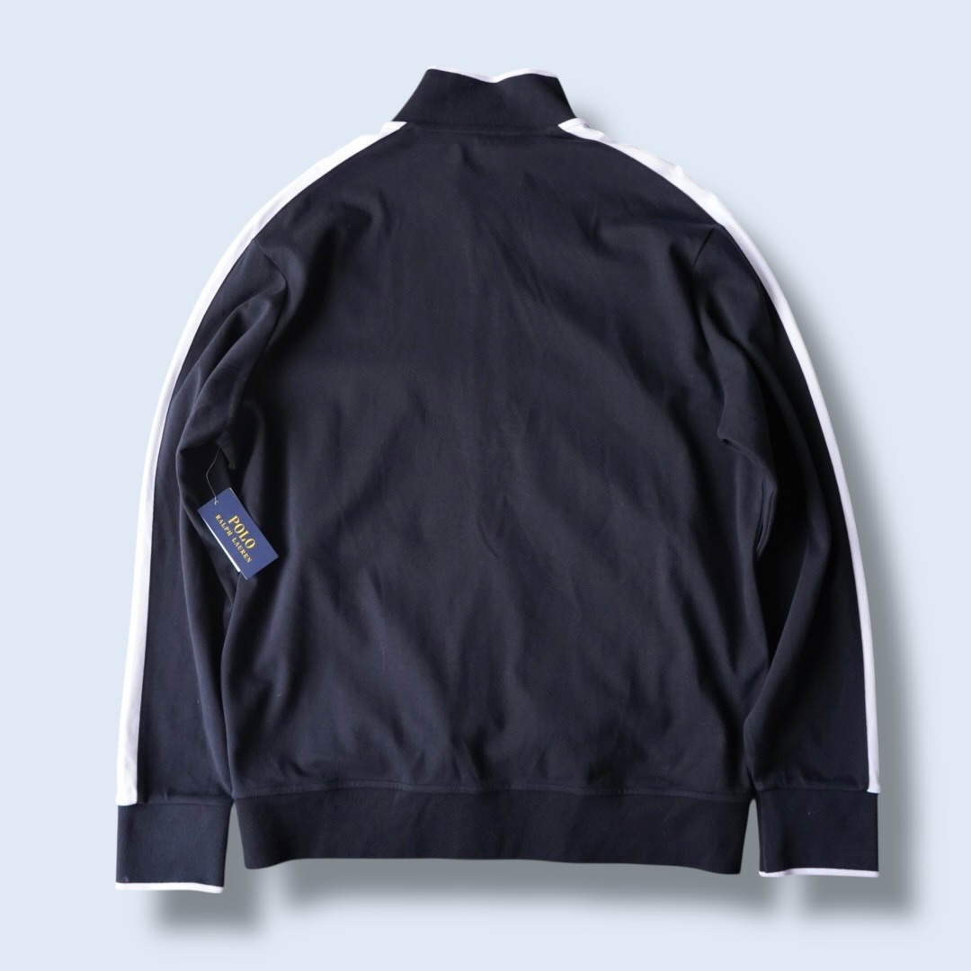 【RalphLauren】DEAD STOCK monotone sweat track jacket