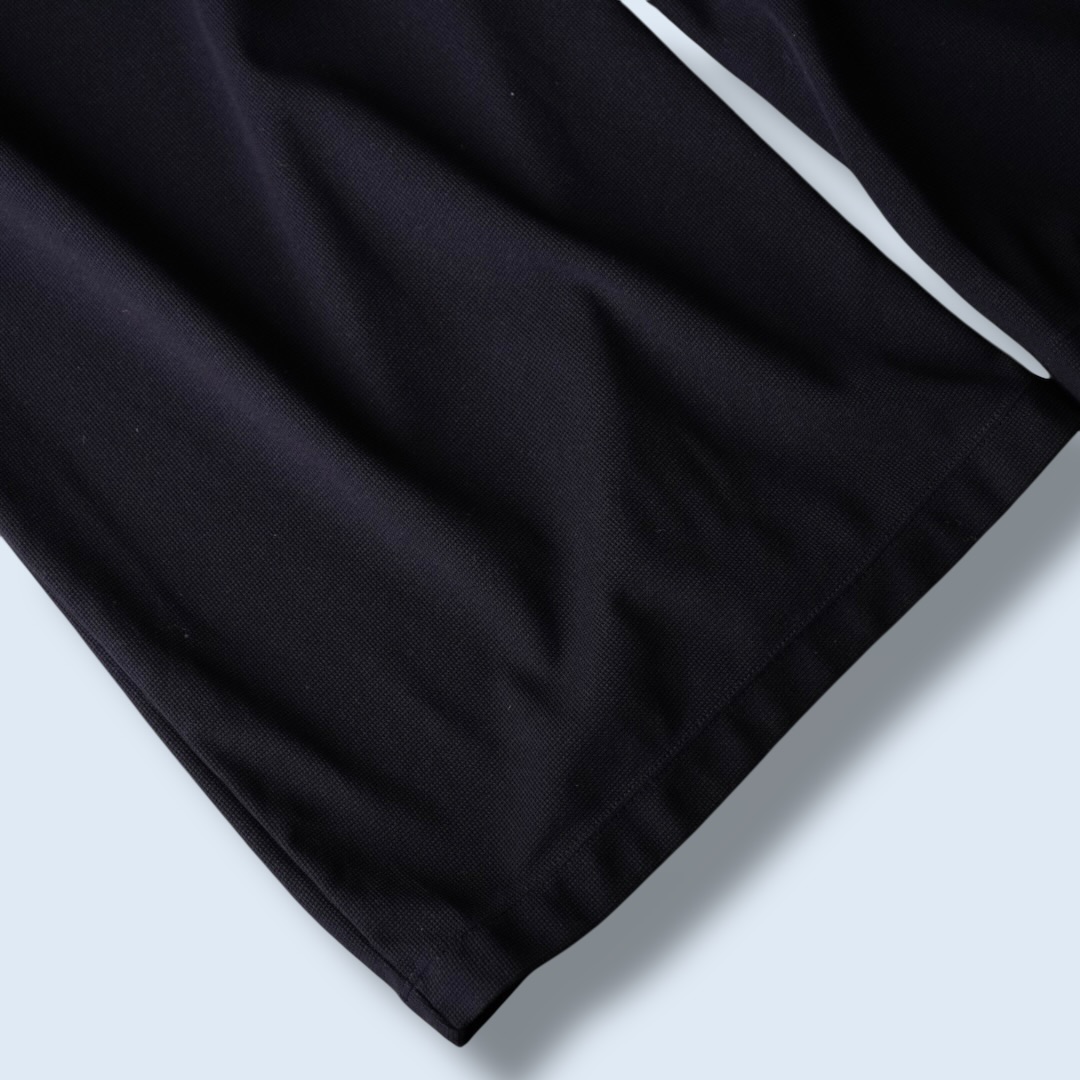 "とろみ" waffle fabric multi tuck wide slacks