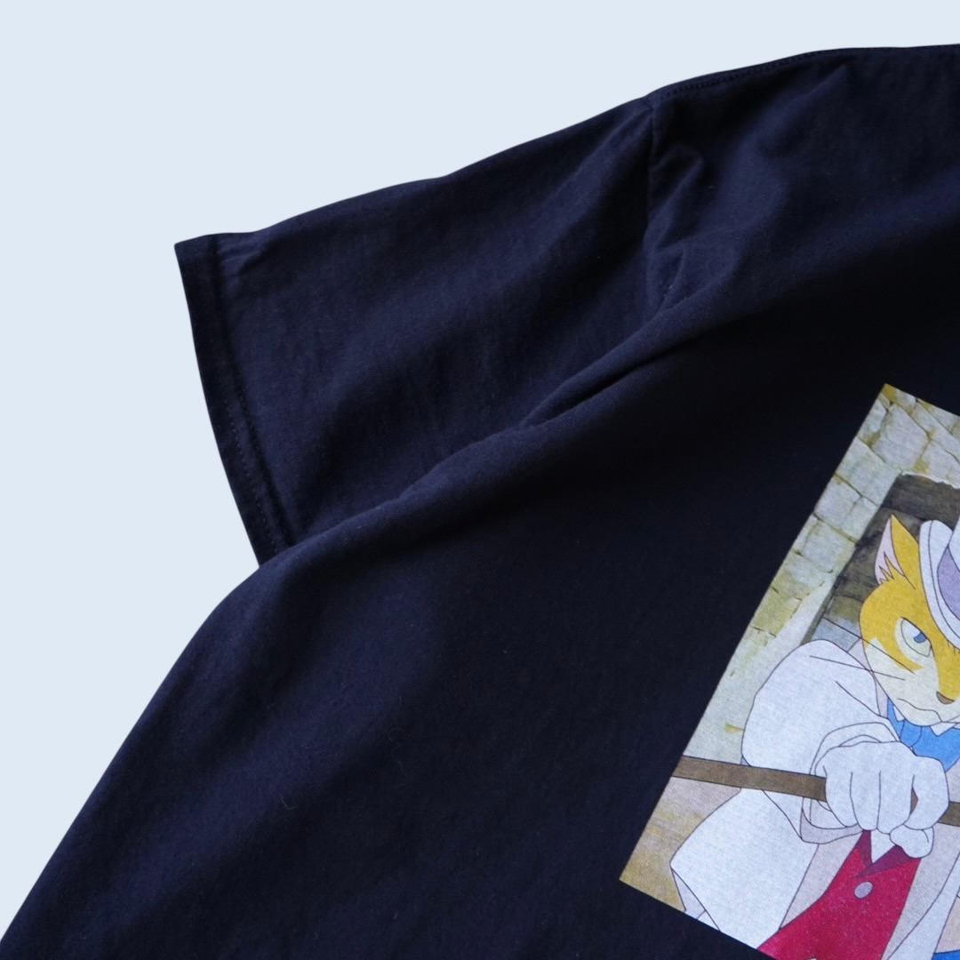 DEAD STOCK "猫の恩返し / スタジオジブリ" official print tee