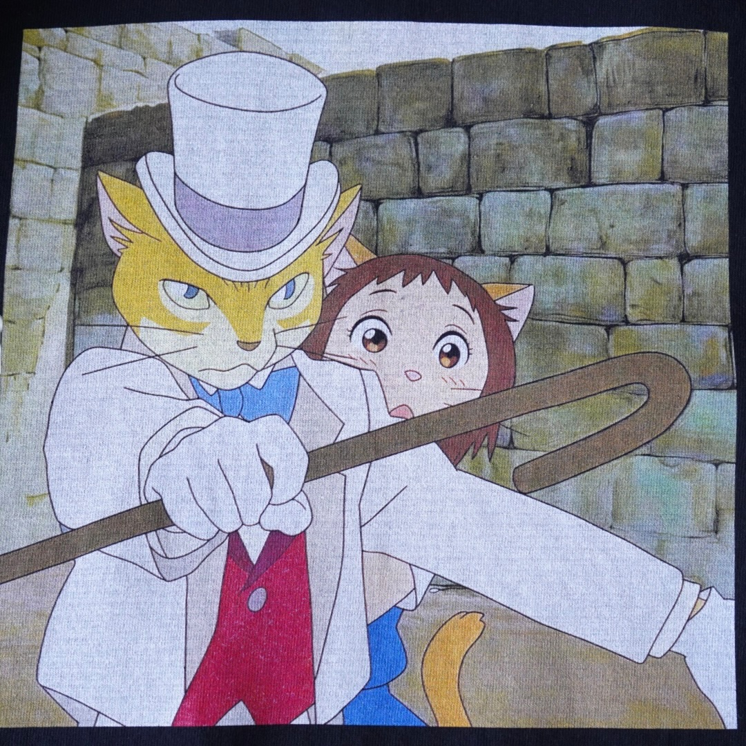 DEAD STOCK "猫の恩返し / スタジオジブリ" official print tee