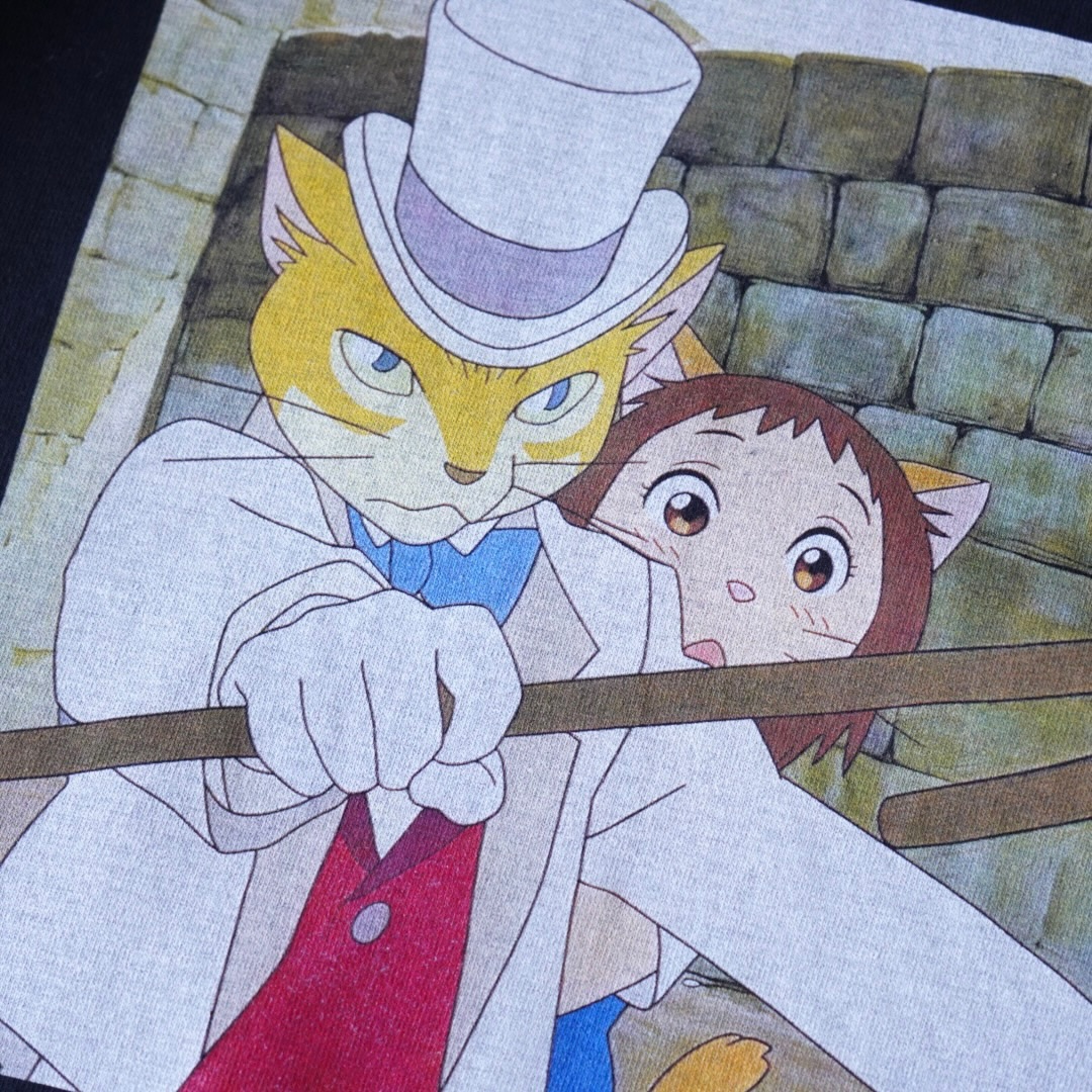 DEAD STOCK "猫の恩返し / スタジオジブリ" official print tee