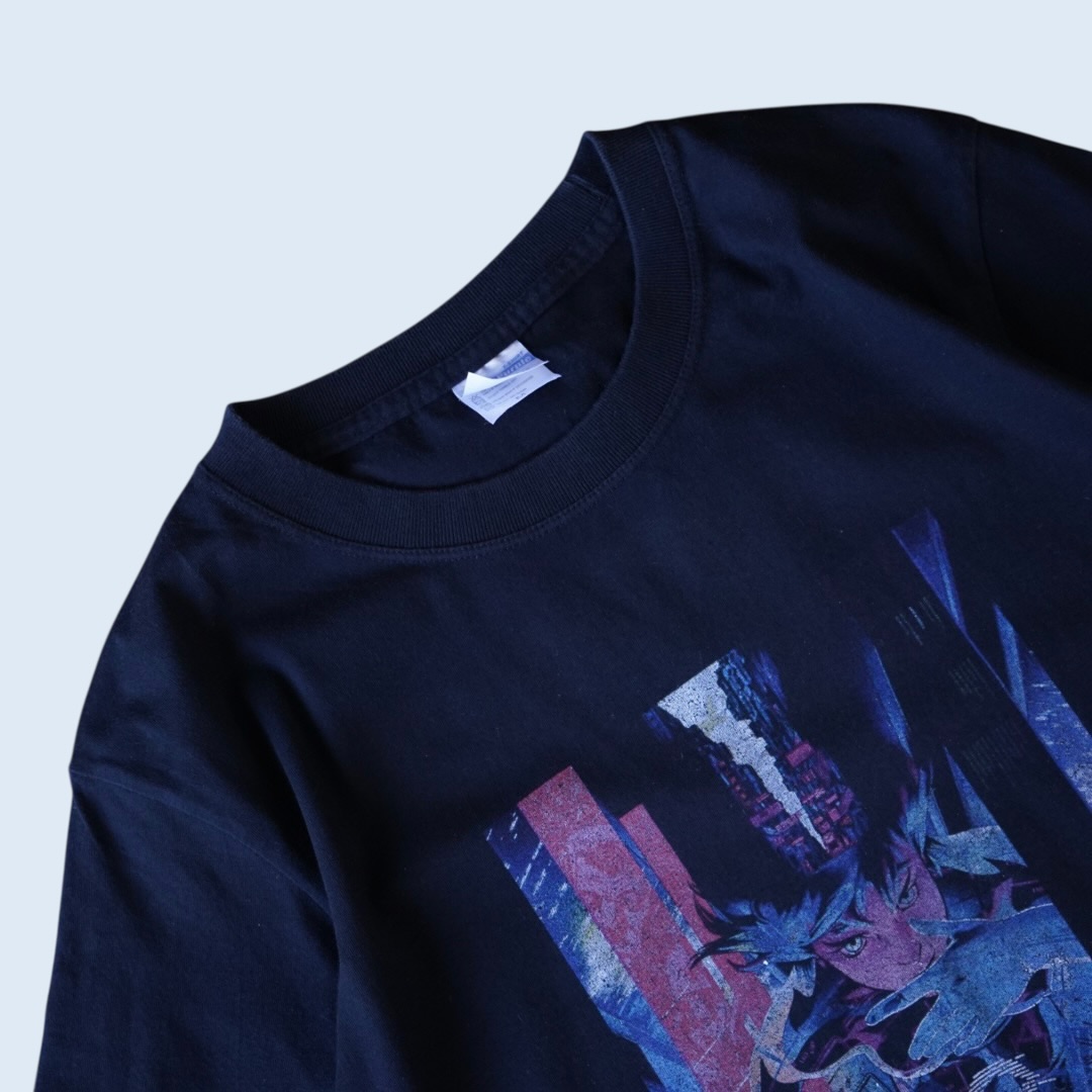 "サイバーグラ素子ピン / 攻殻機動隊" print tee