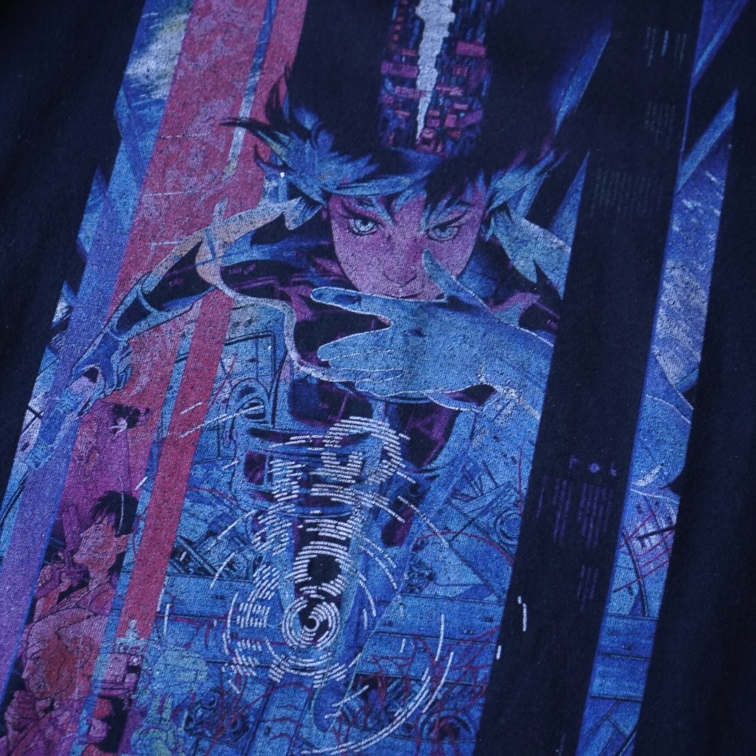 "サイバーグラ素子ピン / 攻殻機動隊" print tee